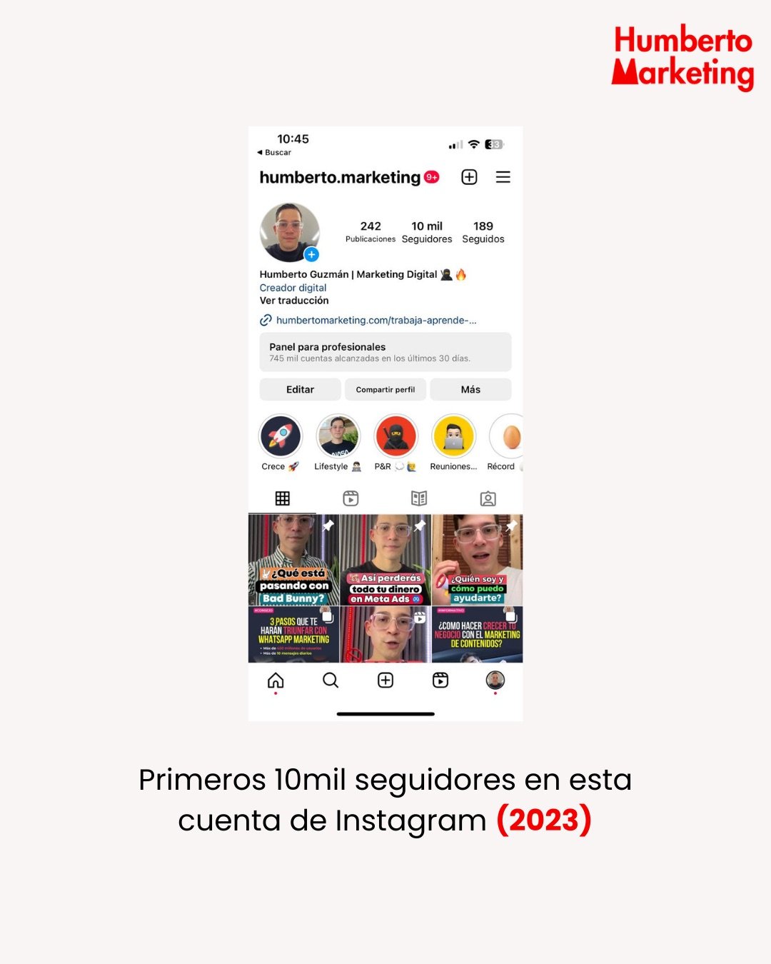 Instagram 10mil seguidores 2023